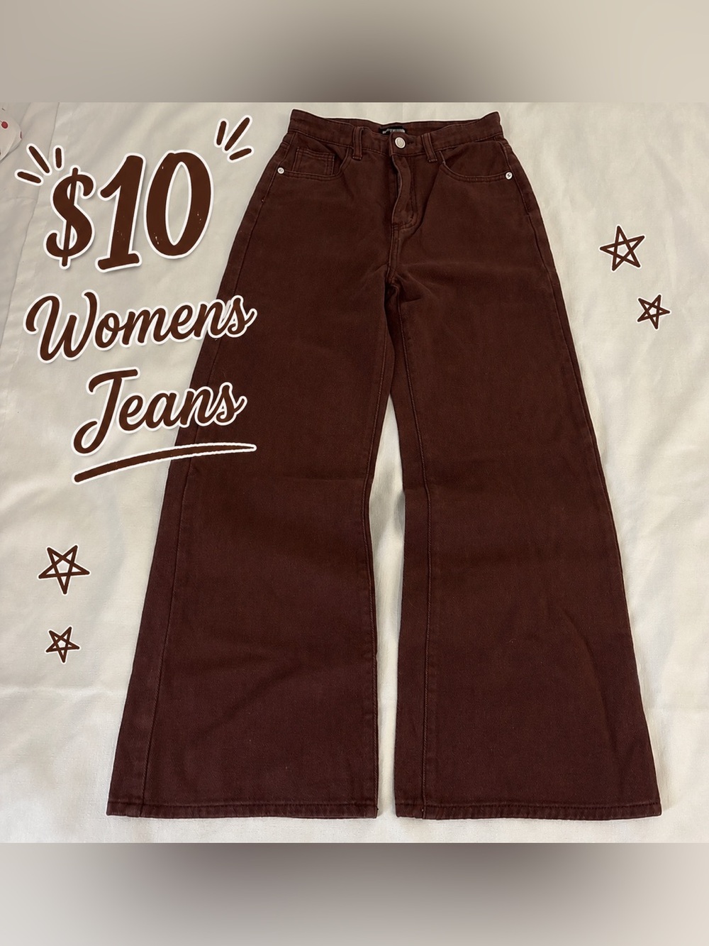 High-Rise Baggy Wide Leg Pants